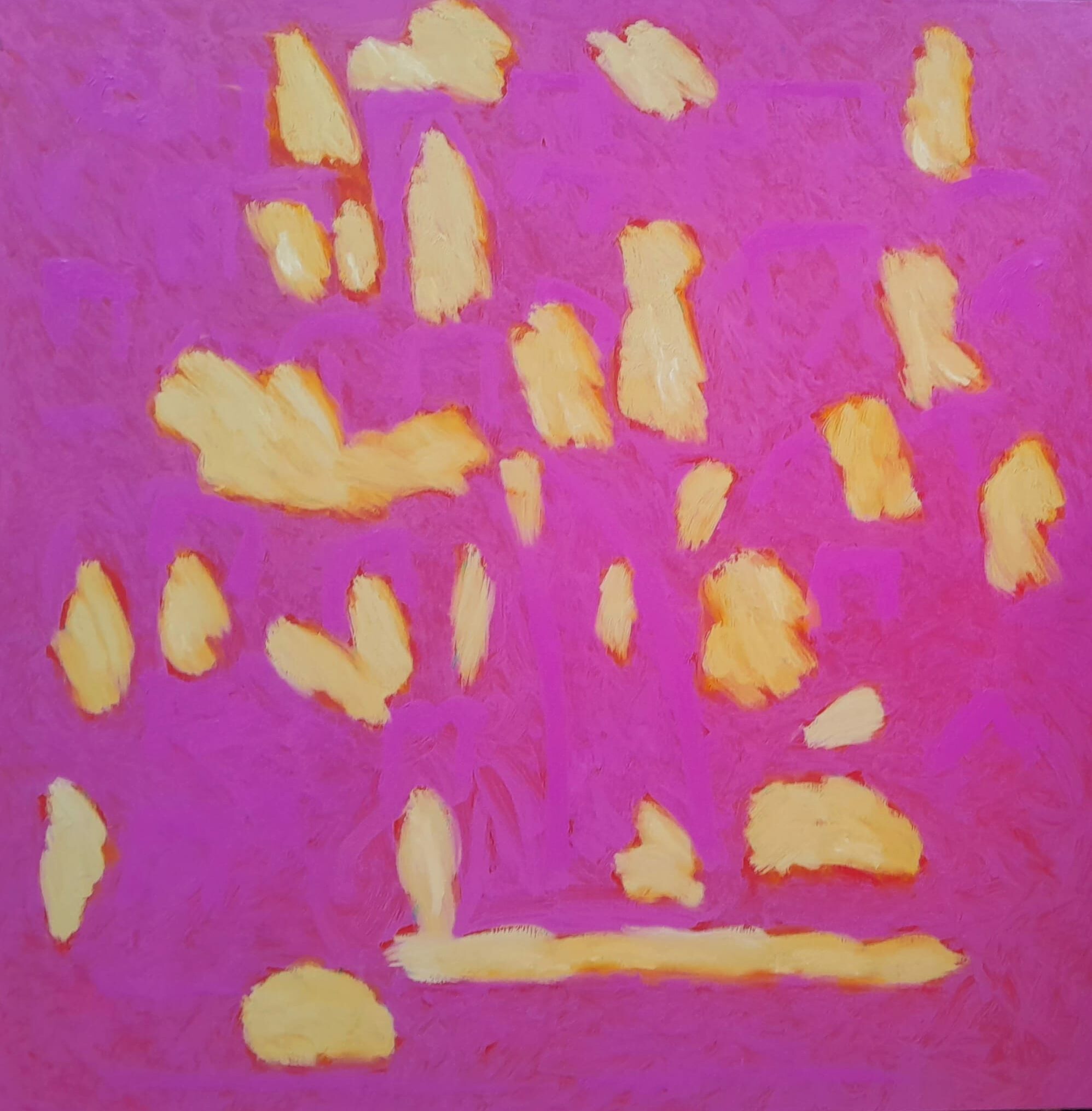Spring 9 100x100 cm oil on canvas Neville Paine Artist